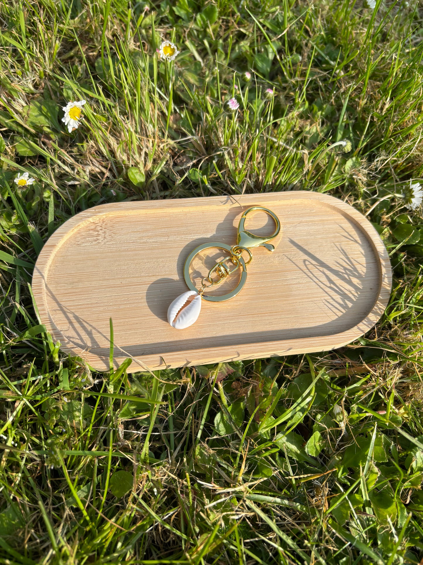 Cowrie Shell Keyring