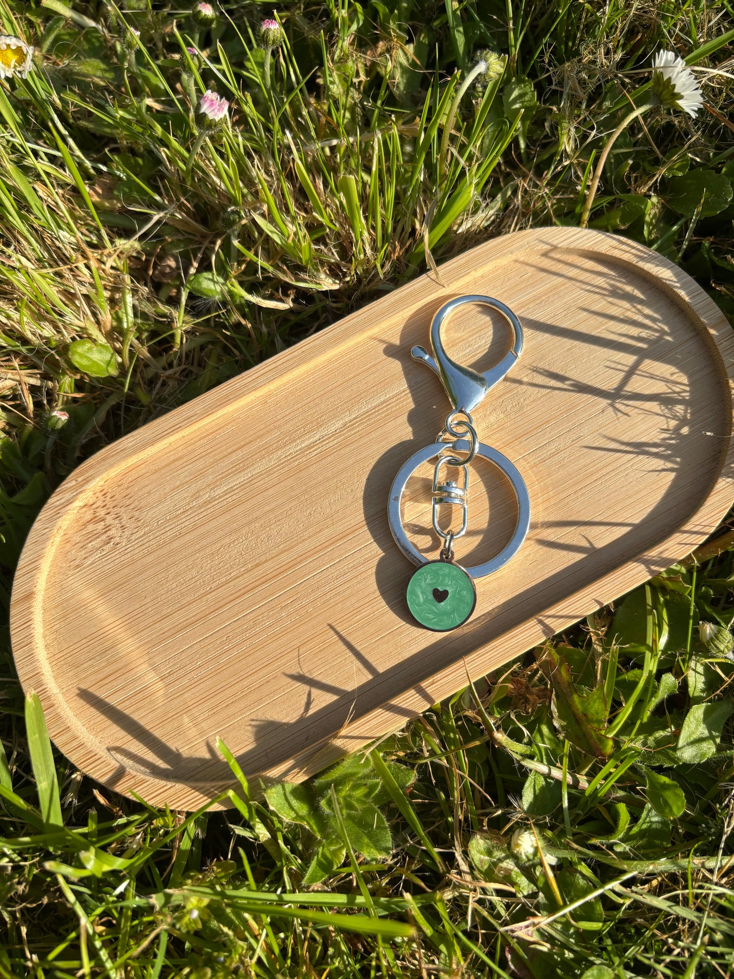 Heart keyring