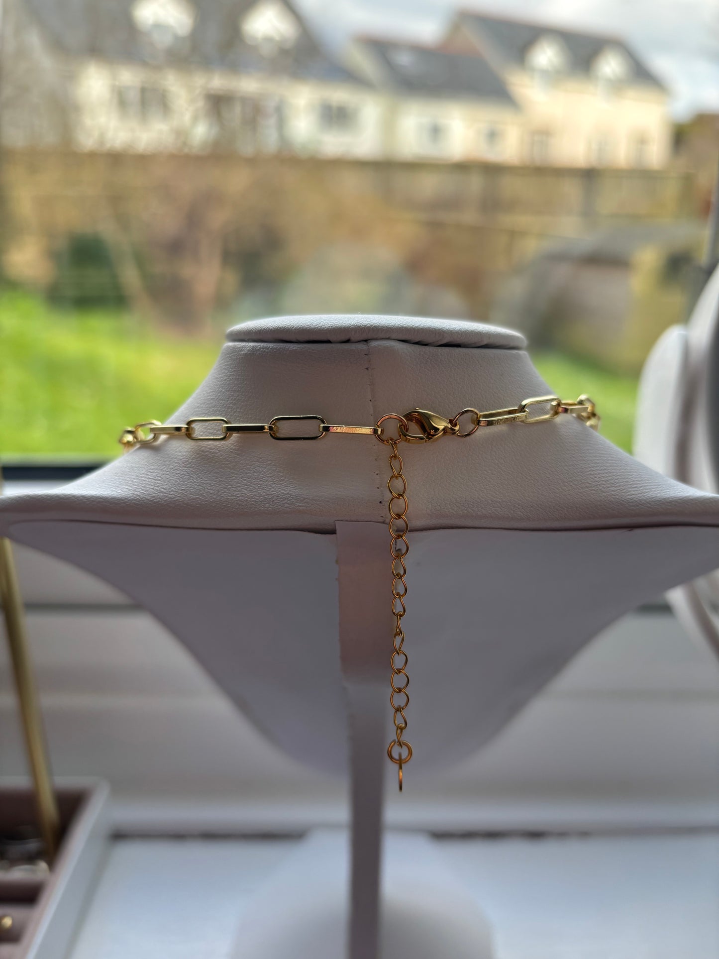 Gold Paperclip Bracelet