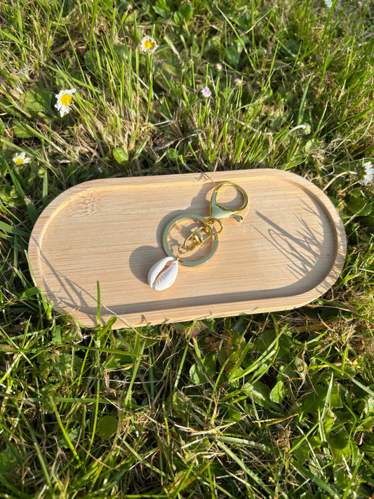 Cowrie Shell Keyring