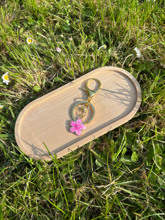 Hibiscus Keyring